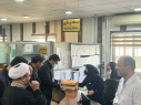 بازدید  حجت الاسلام والمسلمین حاج آقا حسنوند مسئول محترم نهاد مقام معظم رهبری در دانشگاه علوم پزشکی اراک