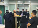 بازدید  حجت الاسلام والمسلمین حاج آقا حسنوند مسئول محترم نهاد مقام معظم رهبری در دانشگاه علوم پزشکی اراک