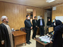 بازدید  حجت الاسلام والمسلمین حاج آقا حسنوند مسئول محترم نهاد مقام معظم رهبری در دانشگاه علوم پزشکی اراک