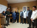 گرامیداشت روز کار و کارگر در مرکز آموزشی درمانی حضرت ولیعصر عج