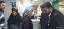 بازدید مدیرکل مدیریت بحران استانداری مرکزی از بخش های درمانی مرکز آموزشی درمانی حضرت ولیعصر (عج)