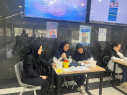 انجام غربالگری فشار خون و قند خون به مناسبت هفته سلامت در بیمارستان حضرت ولیعصر ( عج )