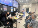 انجام غربالگری فشار خون و قند خون به مناسبت هفته سلامت در بیمارستان حضرت ولیعصر ( عج )