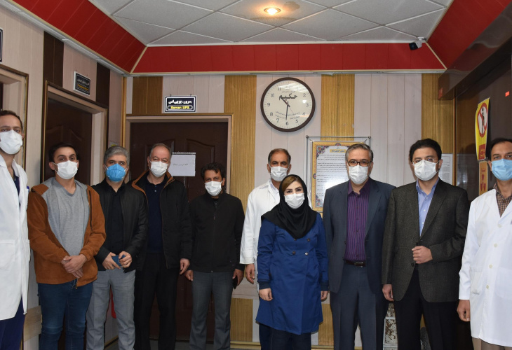 بازدید ریاست مرکز  بمناسبت روز جهانی رادیولوژی