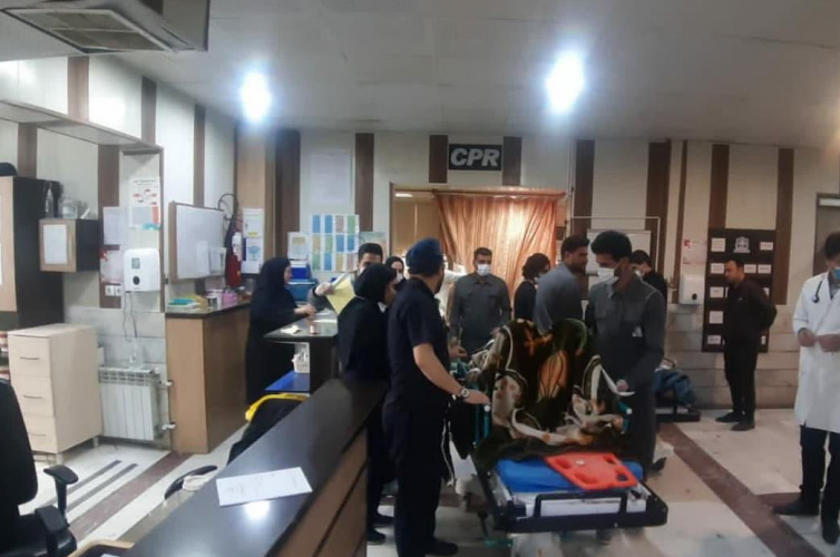 پذیرش تعداد ۹ بیمار سانحه رانندگی روز پنجشنبه ۲۲ دی ماه
