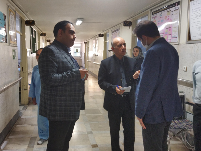 بازدید هیات اعتباربخشی از دپارتمان آموزش پزشکی