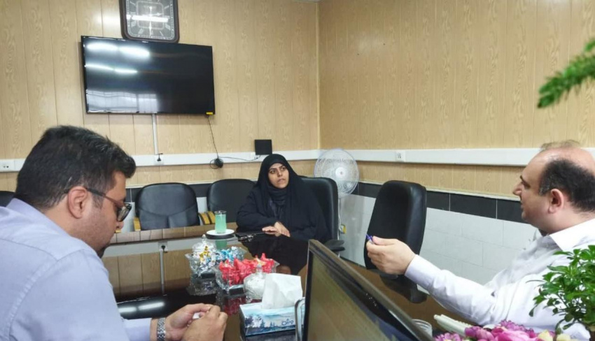 دیدار مدیر خدمات پرستاری دانشگاه