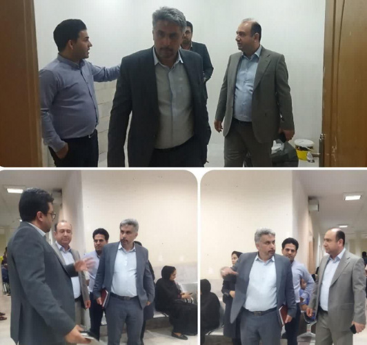 بازدید معاون توسعه دانشگاه از کلینیک تخصصی و فوق تخصصی بیمارستان حضرت ولیعصر ( عج )