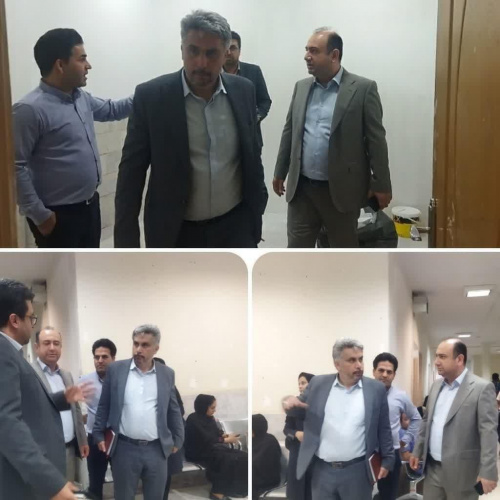 بازدید معاون توسعه دانشگاه از کلینیک تخصصی و فوق تخصصی بیمارستان حضرت ولیعصر ( عج )