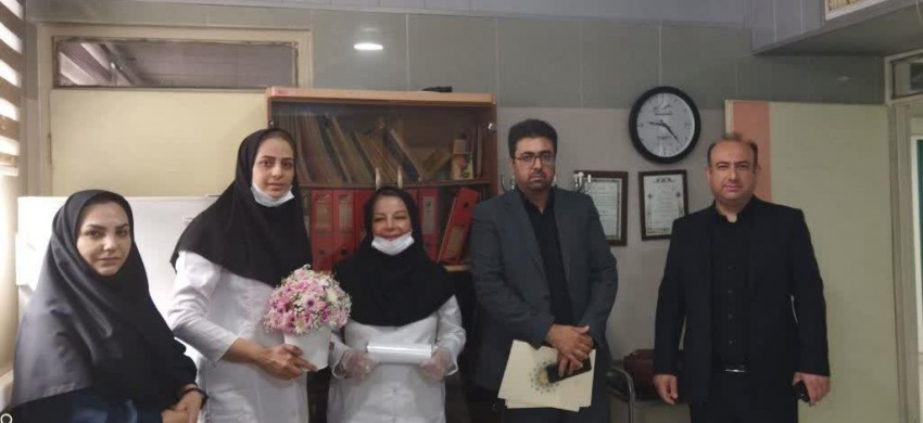 بازدید ریاست بیمارستان بمناسبت روز فیزیوتراپی