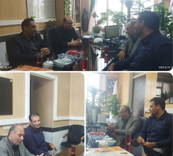 دیدار مهندس شیخی با دکتر قاسمی