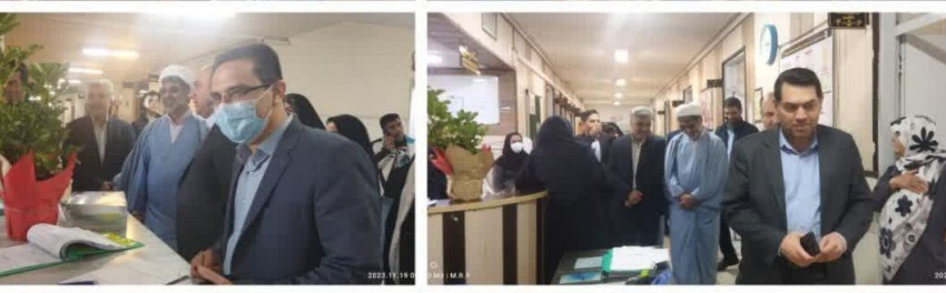 بازدید رئیس دانشگاه علوم پزشکی از پرستاران بمناسبت روز پرستار