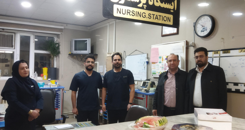 دیدار رییس و مدیر مرکز بمناسبت شب یلدا