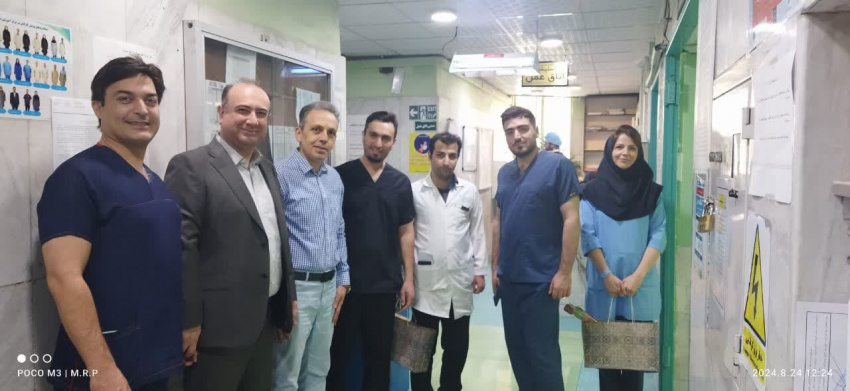 دیدار رئیس مرکز آموزشی درمانی حضرت ولیعصر(عج) با پزشکان و دستیاران بمناسبت روز پزشک